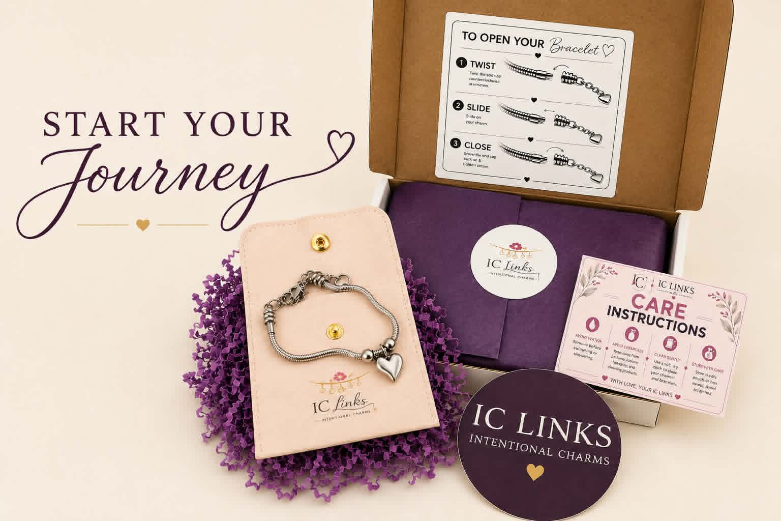 IC Links Journey Starter Set — story cards and pouches, packed and ready to ship